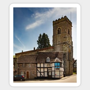 Much Wenlock-Church Sticker